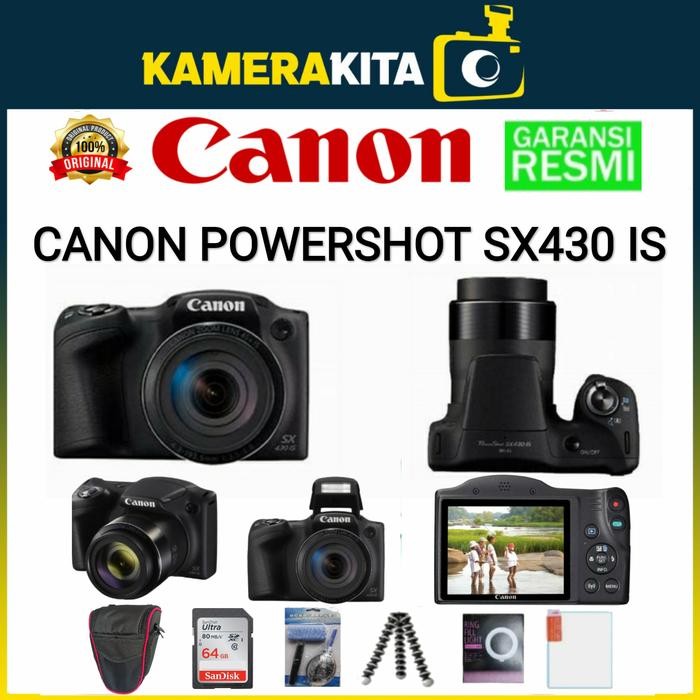 NEW CANON POWERSHOT SX430 IS WIFI / KAMERA DIGITAL CANON SX430 IS