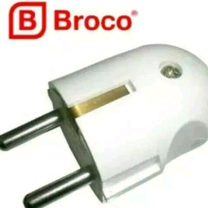 Steker bulat broco / steker colokan broco arde / steker arde broco