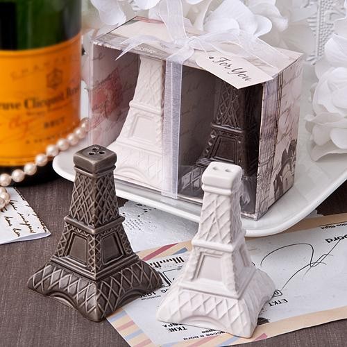 Souvenir Pernikahan Mewah Tempat Lada Garam Eiffel Tower Salt Pepper