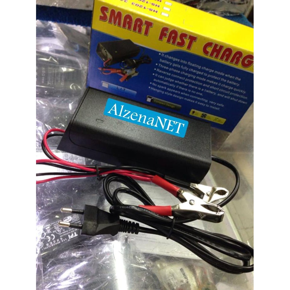 Ready Charger AKI Mobil 10 A - Bisa Cas sampai Aki 100 Ampere - Fast Smart