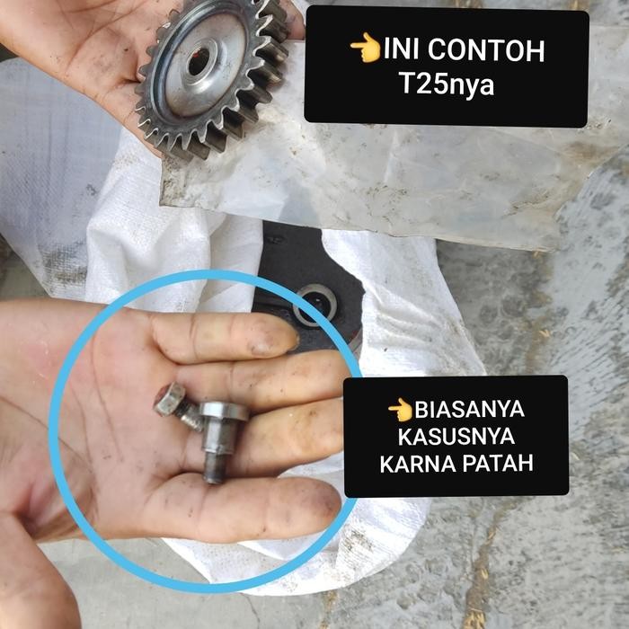 YANMAR HW60 AS PALING KECIL UNTUK GEAR T25 MESIN SELEP GABAH PADI