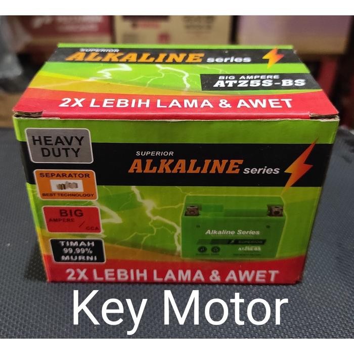 SALE  AKI / ACCU KERING MOTOR HONDA BEAT POP ALKALINE ALKALIN 5A 5 AMPERE ATZ5S ATZ5 ATZ 5S 100%