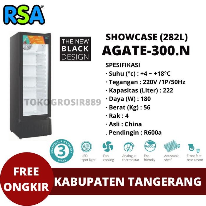 GEA/GETRA/RSA AGATE-300.N (282LITER) SHOWCASE RSA