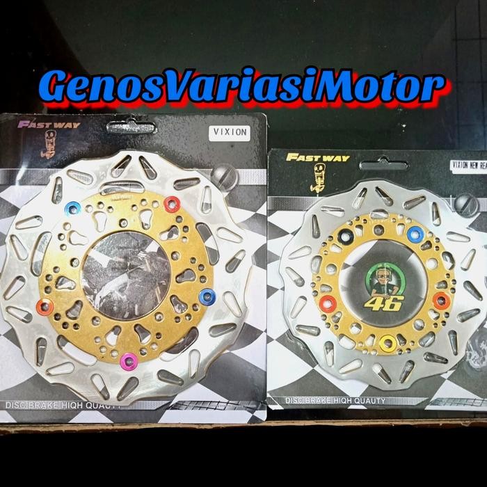 Termurah Piringan Cakram Depan Belakang Vixion New / Vixion Old 1 Set Terlariss 
