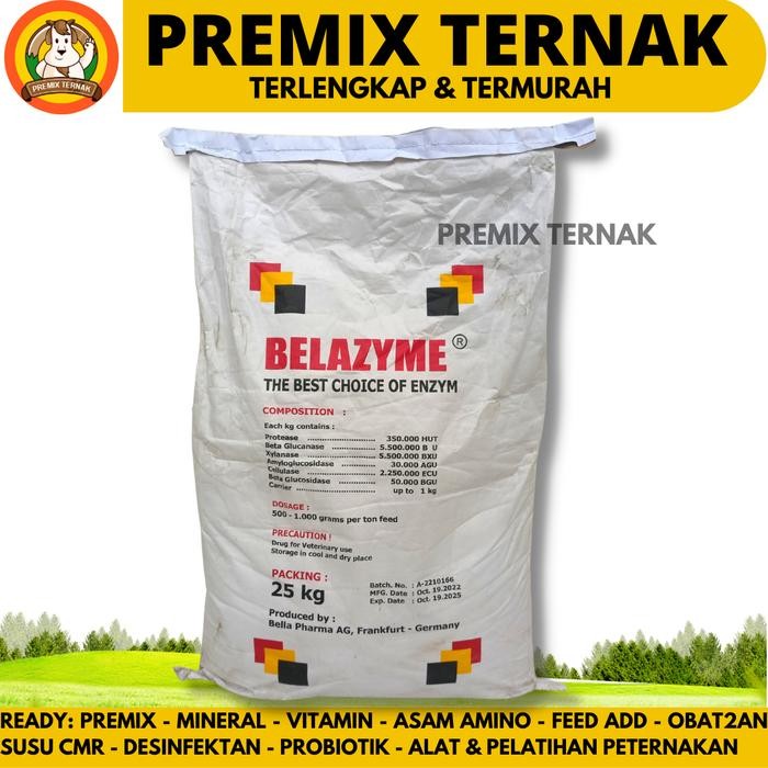 BELAZYME 1KG - SUPLEMEN ENZIM TERNAK - ENZIM UNGGAS - ENZIM AYAM