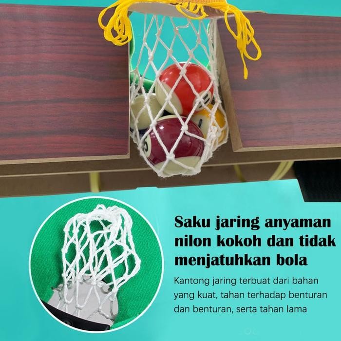 Mini Pool Table Lipat Kaki / Meja Billiard Mini / Billiard Table Bonus /Mini Pool Table Lipat 182Cm