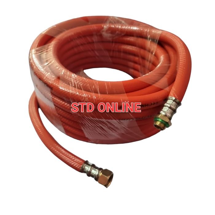 SELANG 10M UNTUK STEAM / KOMPRESOR BERIKUT KLEM