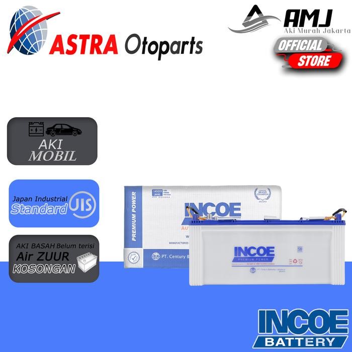 Incoe Premium Astra Aki Mercedez Benz OH N150 - 150Ah Aki Basah