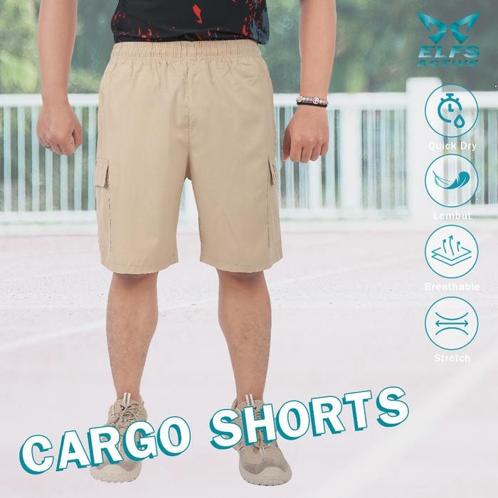 Eiger - Cargo Shorts - Celana Pendek Ultralight Trekking Trail Run