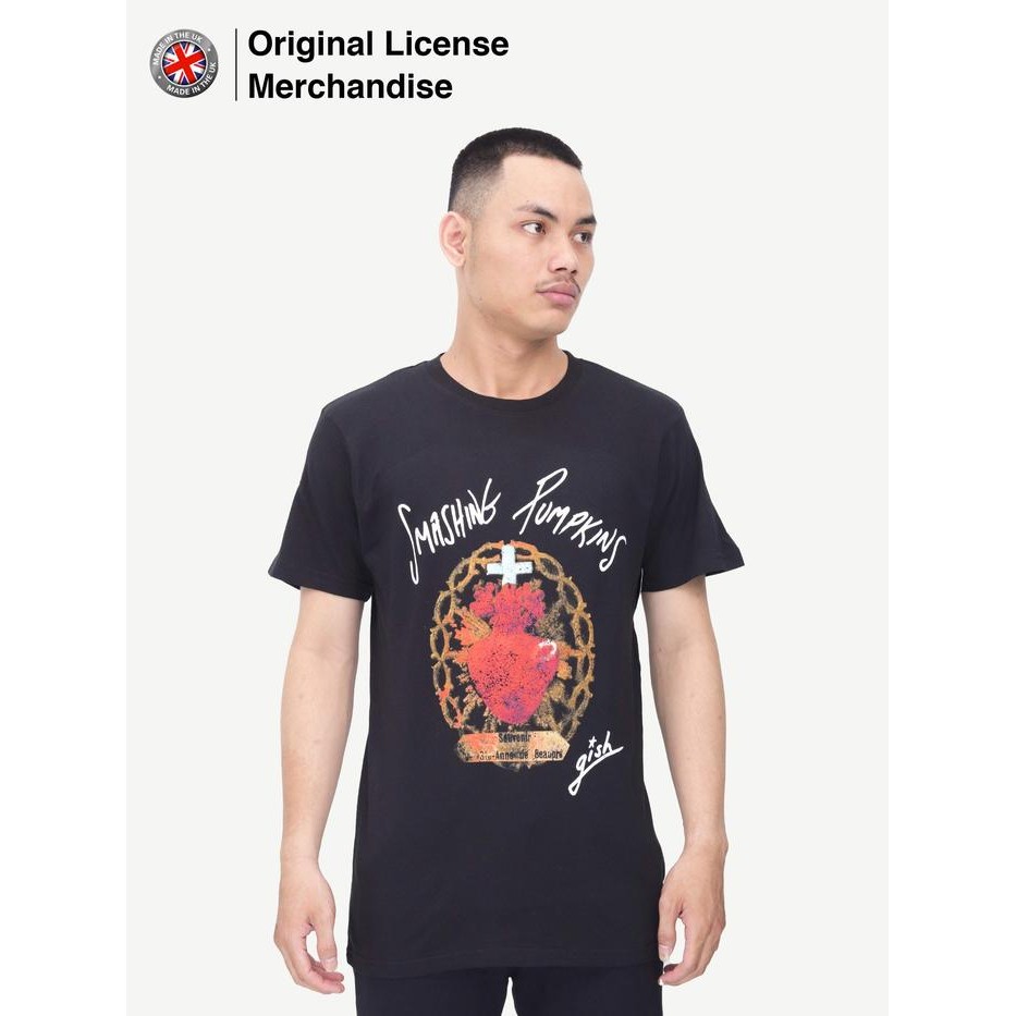 Kaos Baju Band Musik Pria Wanita Katun SMASHING PUMPKINS Ori Souvenir best seller