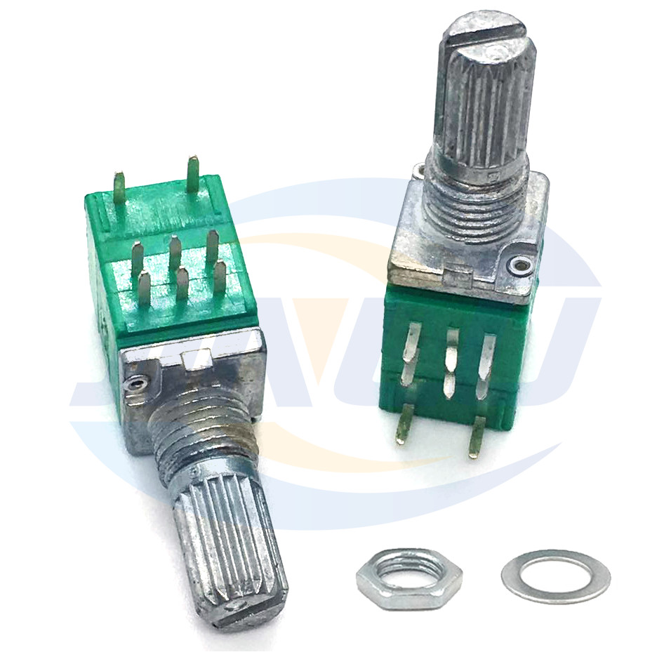 IMPORT 5PCS RK097 RV097 RK097N RV097N 8PIN 15MM B10K 20K 50K 100K B500K Audio Amplifier Sealed