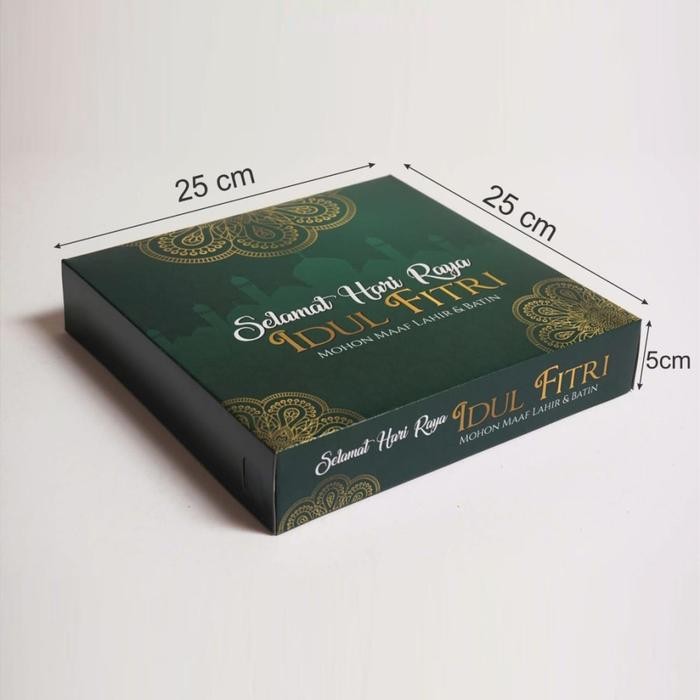 DUS LEBARAN BOX IDUL FITRI KOTAK KARDUS LEBARAN HAMPERS 25X25