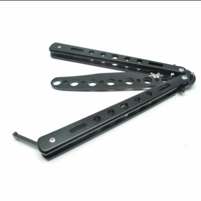 i63w- Pisau Lipat Latihan Balisong Tumpul Butterfly Training Knife Dummy