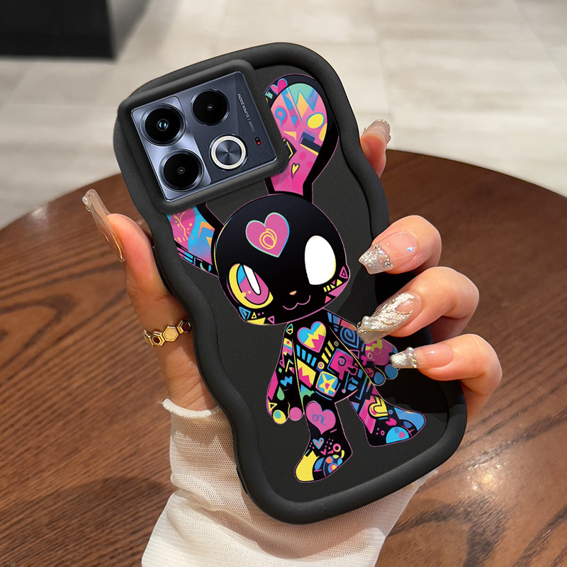 Casing Untuk Infinix Note 40 Note 40 Pro 5G Note 40 Pro+ 5G Case Casing Kelinci Mesin Warna pola HP 