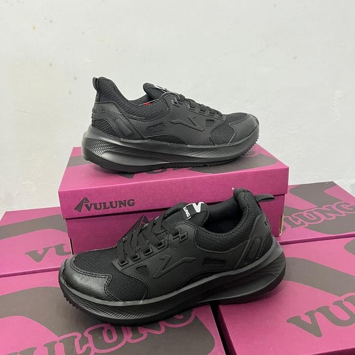 habibi sepatu vulung hitam polos sekolah- sepatu hitam size 36-43 terbaru- sepatu olahraga pria