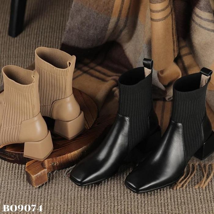 Donatello - Sepatu Boots Flat Korea Bo9074