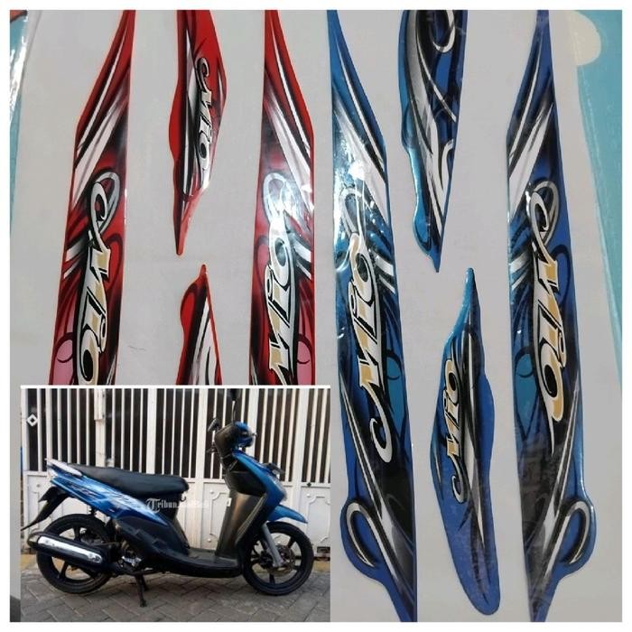 DISKON Striping motor mio 2010 / Stiker body Mio 2010 Motorcycle READY STOCK