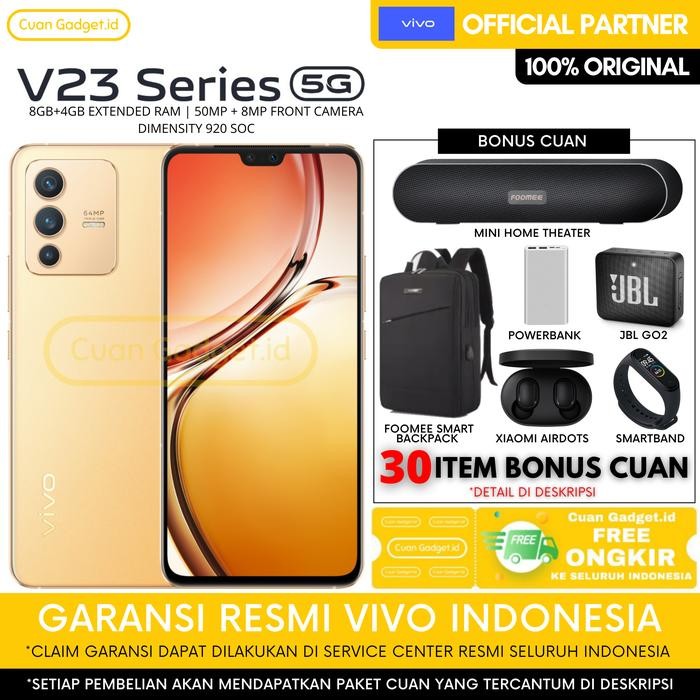 lr4u- Vivo V23 5G 12/128 (8Gb+4Gb Extended Ram) V23 5G 8/128 Garansi Resmi