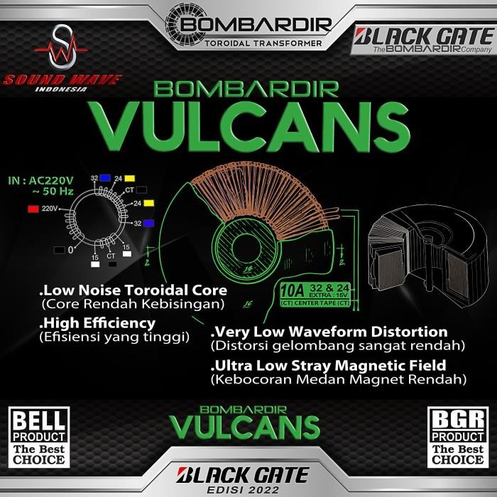 Trafo Toroidal 10A Ct 24V & 32V Vulcans Donat