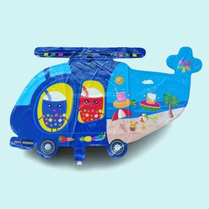 1PACK HELI BOBA (BALON GAS/FOIL/TERBANG/KARAKTER ) HELI BOBA