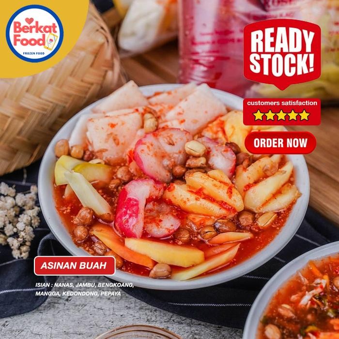 Kirim&siapmakan- Asinan Buah Asinan Sayur Angel Rose Bogor - Ready Stock Kelapa Gading