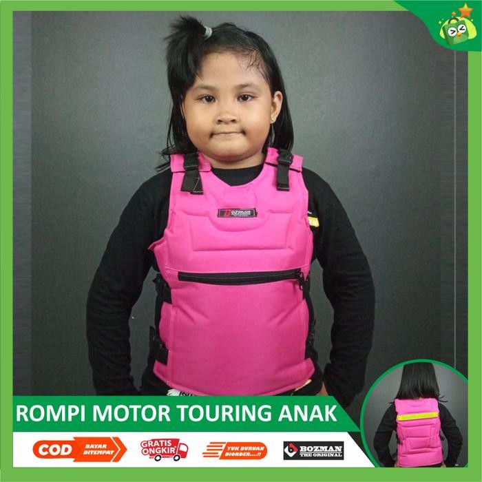 Rompi Motor Anak Anti Angin (Jaket Motor) Pasti Promo