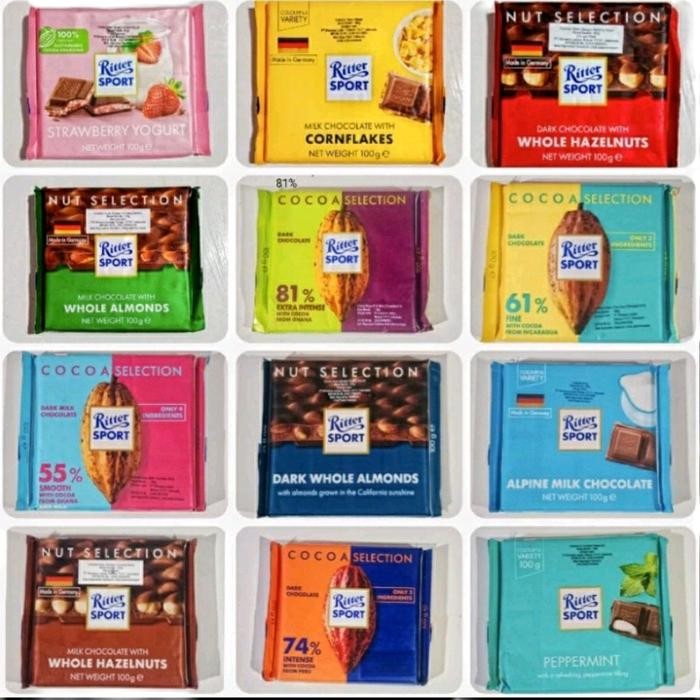 ORIGINAL! COKLAT RITTER SPORT VIRALL