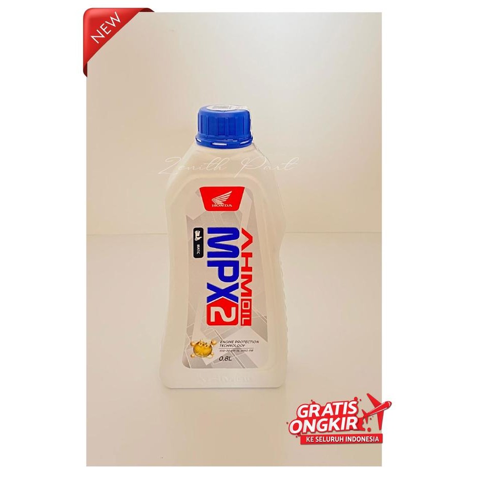 OLI MOTOR MATIC MPX2 ORI 800ML 10W-30 KHUSUS HONDA MATIC VARIO BEAT SCOOPY DLL Motorcycle Oil