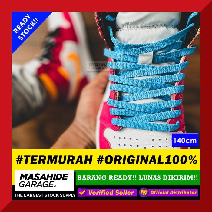 Reinforced Shoelaces Sky Blue Tali Sepatu Air Jordan Sky Blue Biru