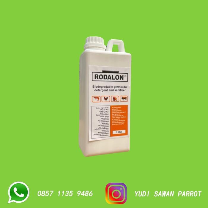 Terlaris Rodalon Pembasi Hama Virus Bakteri Tetelo Unggas Mamalia Burung Ayam SALE