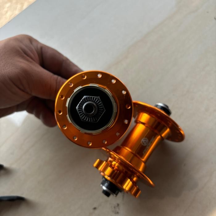 OL hub freehub 28 hole pacific jangkrik casette model selop depan 2 bering belakang 4 bering sepeda