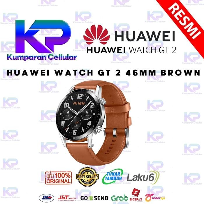 Huawei Watch GT2 Male Fashion Latona B19V Brown GT 2 Garansi Resmi
