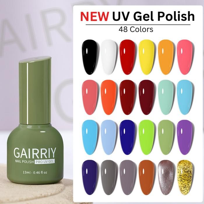 Kutek UV Gel Gairriy 13ML Cat Kuku Nail Polish Nail Art Kuku