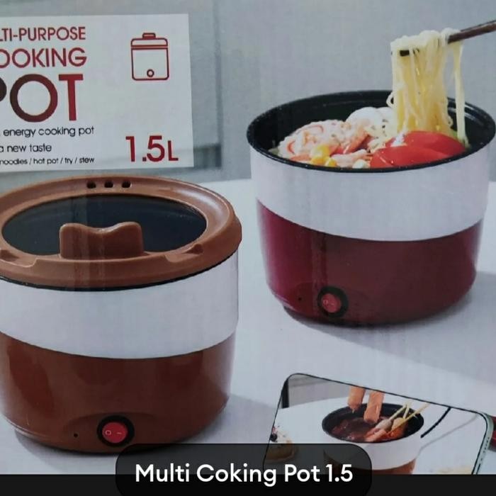 SmartSh0p- Panci Listrik Travel / Teko Mug Elektrik /Cooking Pot Q2 Original 8718