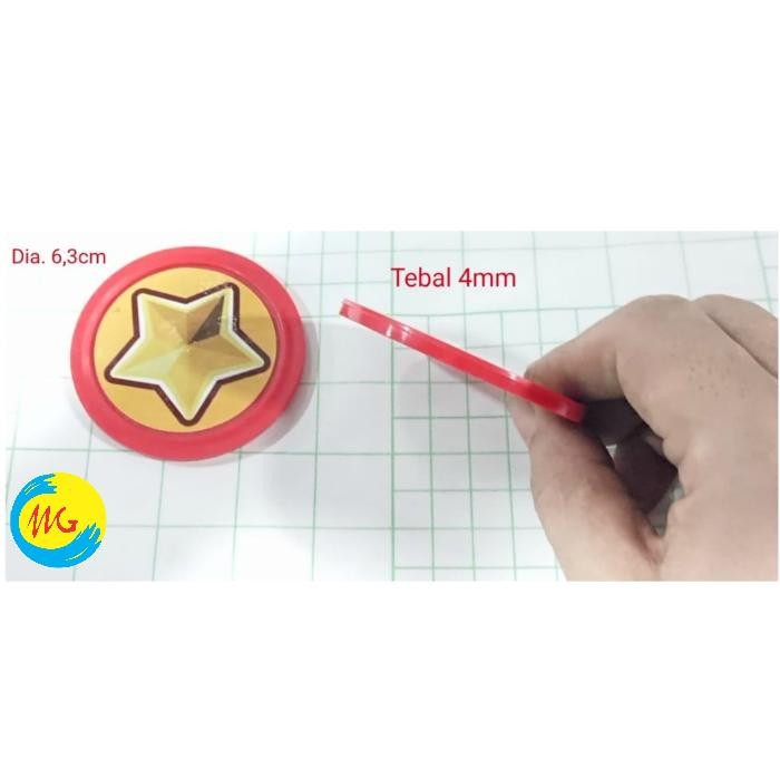 oas5- Promo Puck Bola Air Hockey Plastik Bola Air Kecil Diameter 6,3Cm