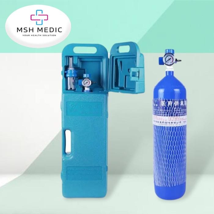 Ready Tabung Oxygen Portable Full Set - 4 Liter