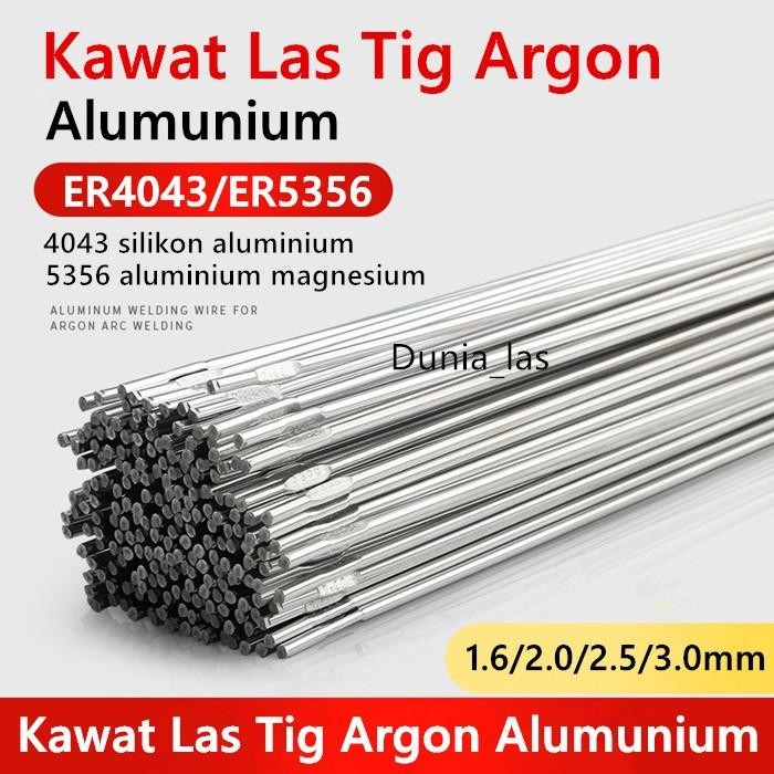 Kawat Las Tig Alumunium ER4043 ER5356 ER 4043 5356 1.6mm 2.5mm 3.0mm