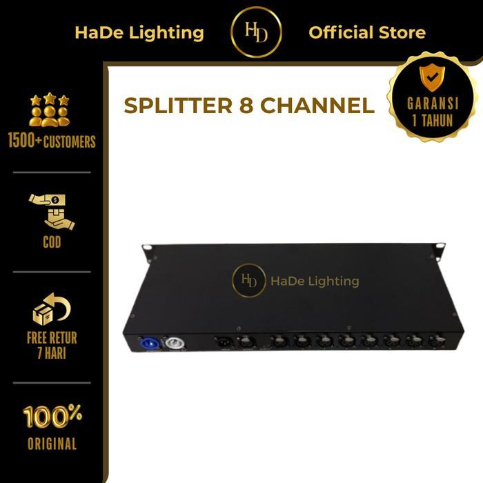Splitter Dmx Lighting 8 Channel - Spliter Dmx 8 Channel Lighting Original