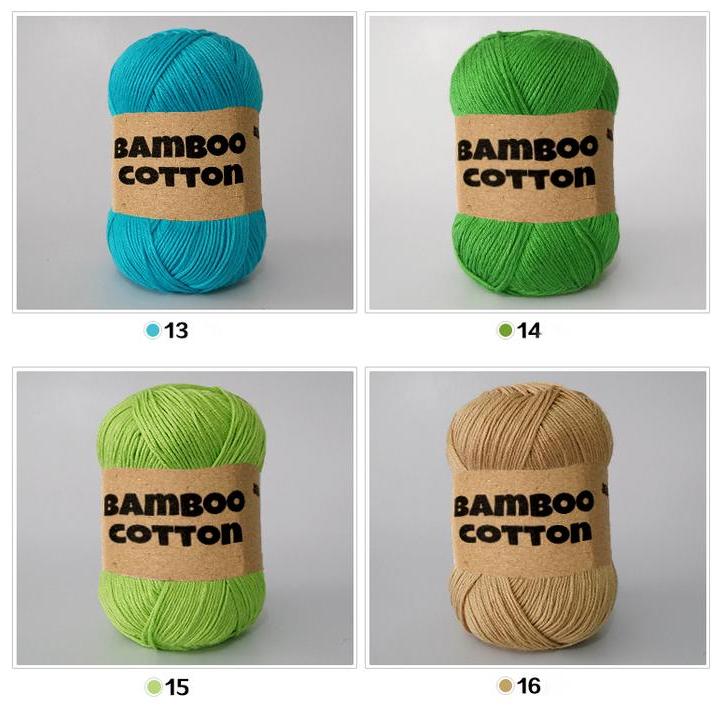 (1-20) Benang Rajut Katun Bambu