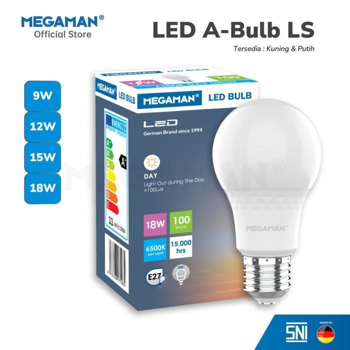 MEGAMAN Lampu Sensor Bohlam LED MEGAMAN LS 9W 12W 15W 18W Cahaya Putih