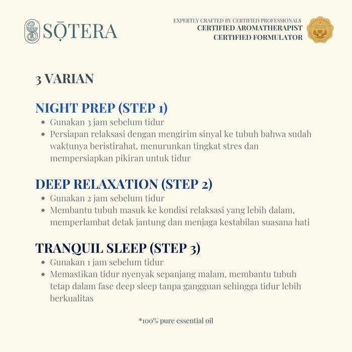 Sotera Sleep Aid Essential Oil Roll On untuk Tidur / Insomnia / Deep Sleep ( Ex Soothe Sensory )