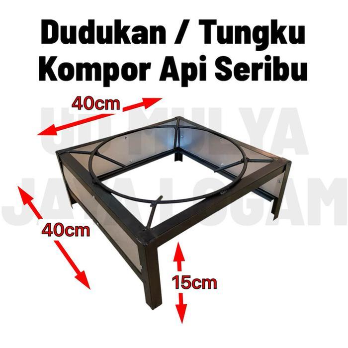 Tungku Kompor Gas Mata Seribu Tatakan Kompor Mata Seribu Dudukan kompor Model Siku