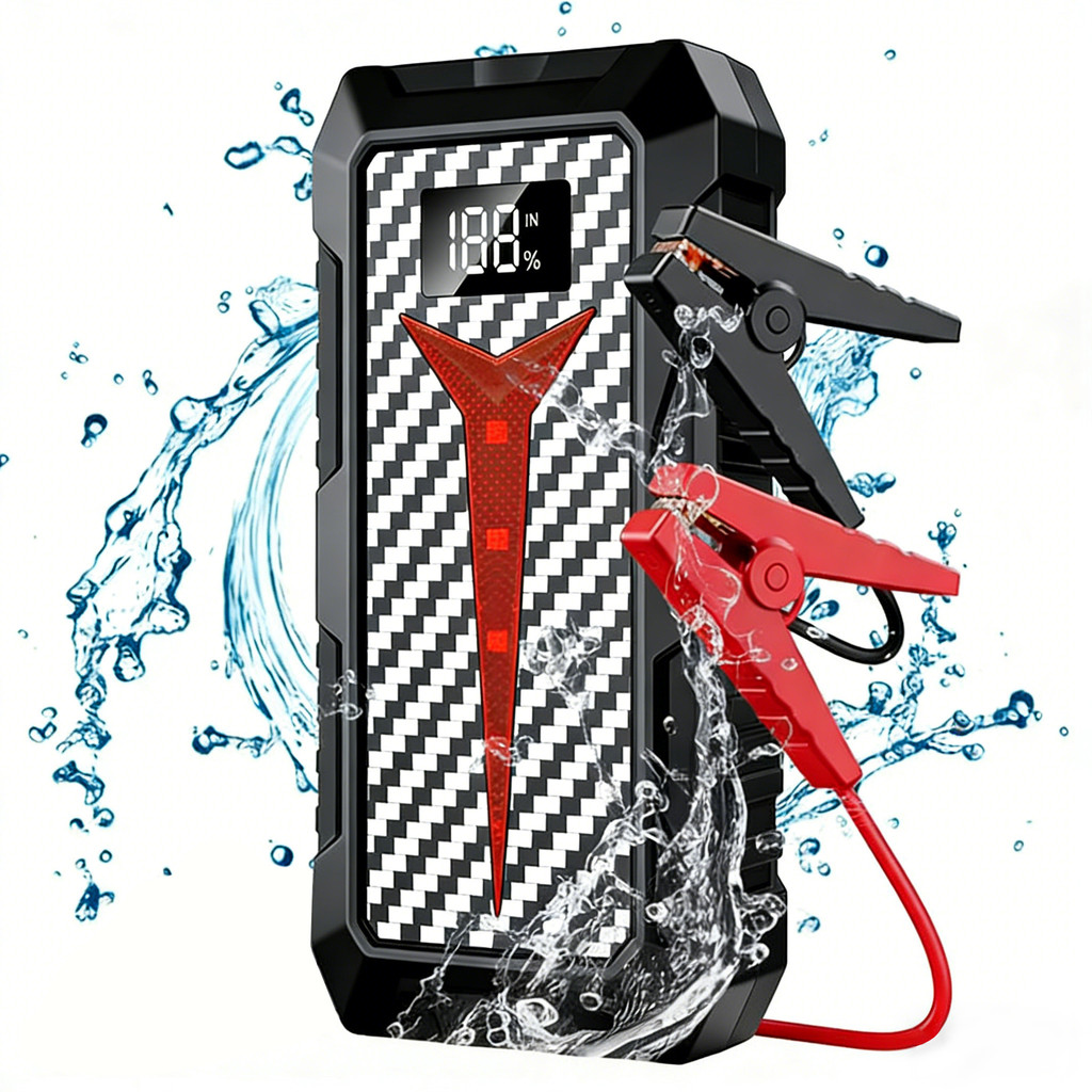 High-power Automobile Starting Power Supply:Screen Safety Hammer Car Starting Device Power Bank