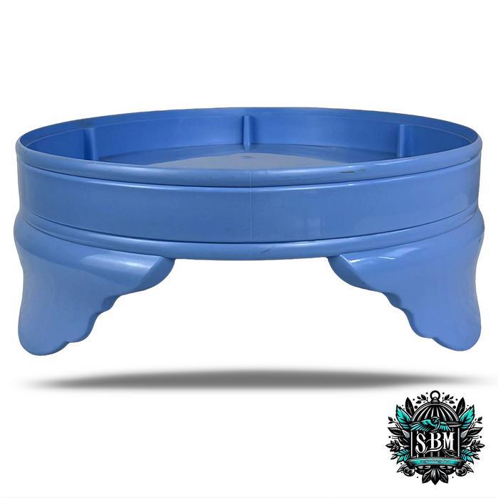 TEBOK LOVEBIRD PVC DIAMETER 33CM WARNA BIRU MUDA WADAH UNTUK SANGKAR KANDANG BURUNG LOVEBIRD PARKIT