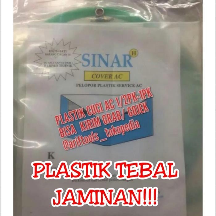 Baru Plastik Tebal Cuci Ac Cover Cuci Ac Rumah- Cover Plastik Ac