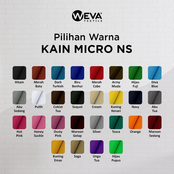 HEMAT Bahan Kain Jaket Parasut Micro NS Waterproof Murah