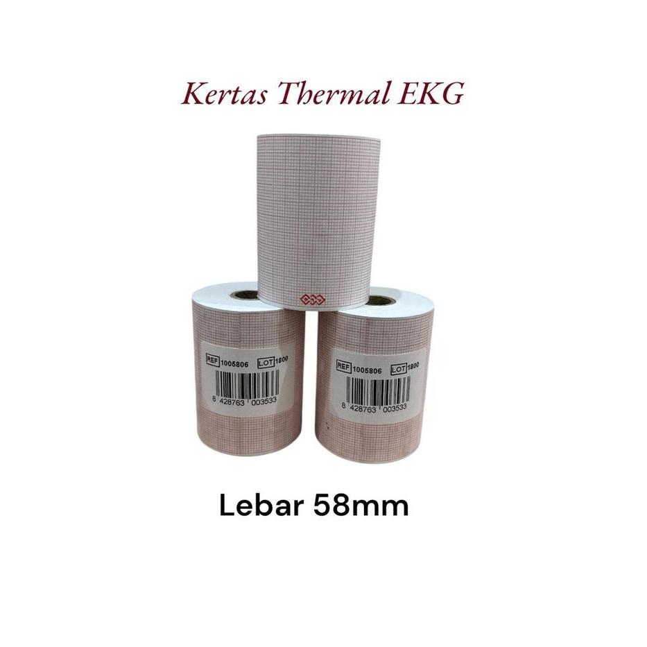 Btl Kertas Thermal Ekg Ecg Lebar 58Mm Roll Terbaru 