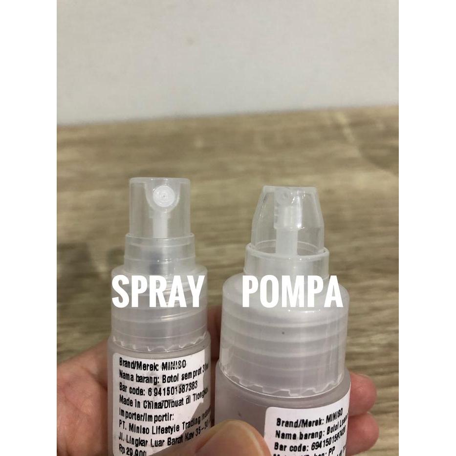 BOTOL SPRAY / POMPA TRAVELING HAND SANITIZER MINISO