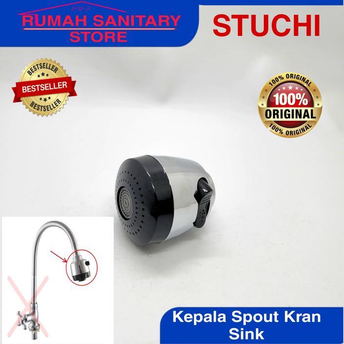 Kepala Spout Stuchi Flexibel Kran Sink Cuci Piring Bahan Plastik Tebal