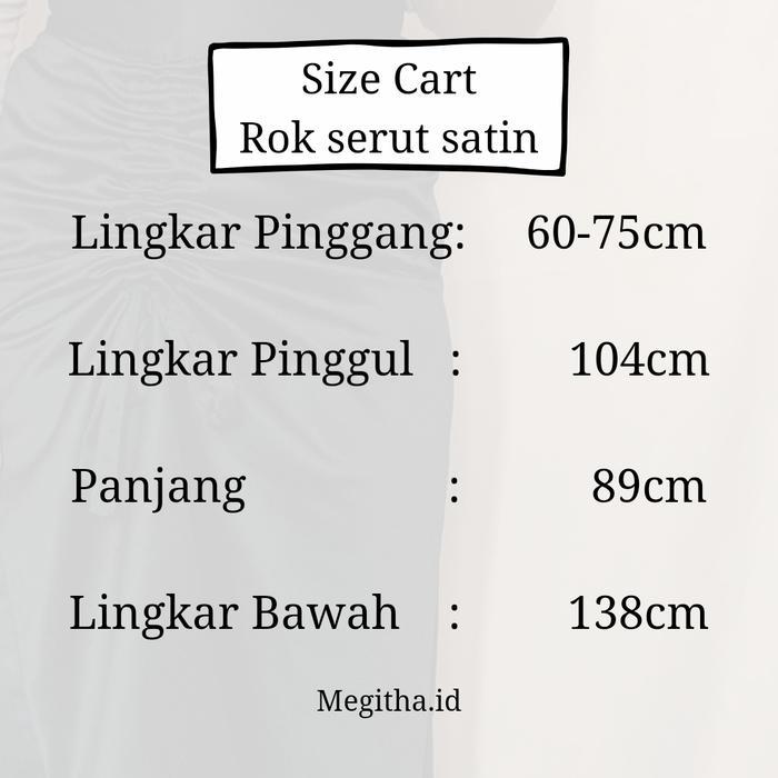 Promo Rok Serut Satin Rok Span Serut Satin Skirt Terlaris